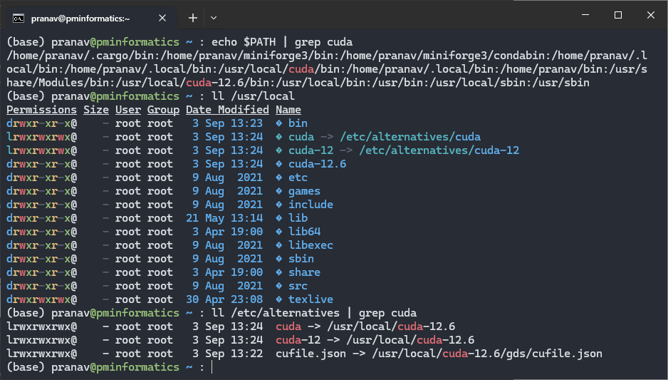 cuda path verify